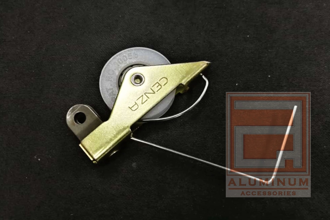 ชุดล้อมุ้งบานเลื่อน พลาสติก แบบมีตลับลูกปืน