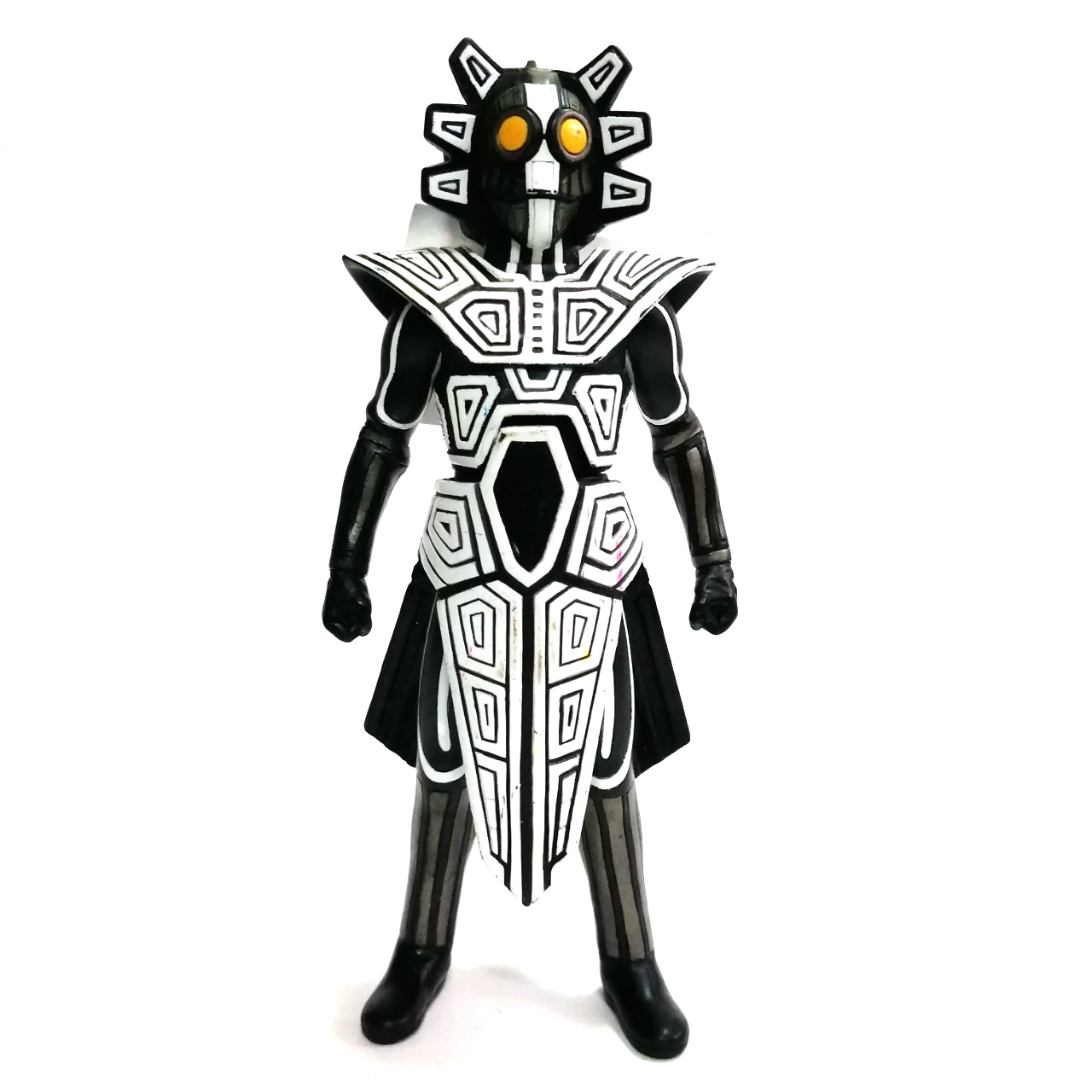 ซอฟ 7 นิ้ว สัตว์ประหลาดมนุษย์ดาว กิกี้ ศัตรูของ อุลตร้าแมน สามารถเปลี่ยนหน้าได้3หน้า จากการหมุนหัว สภาพดี มีรอยบ้าง