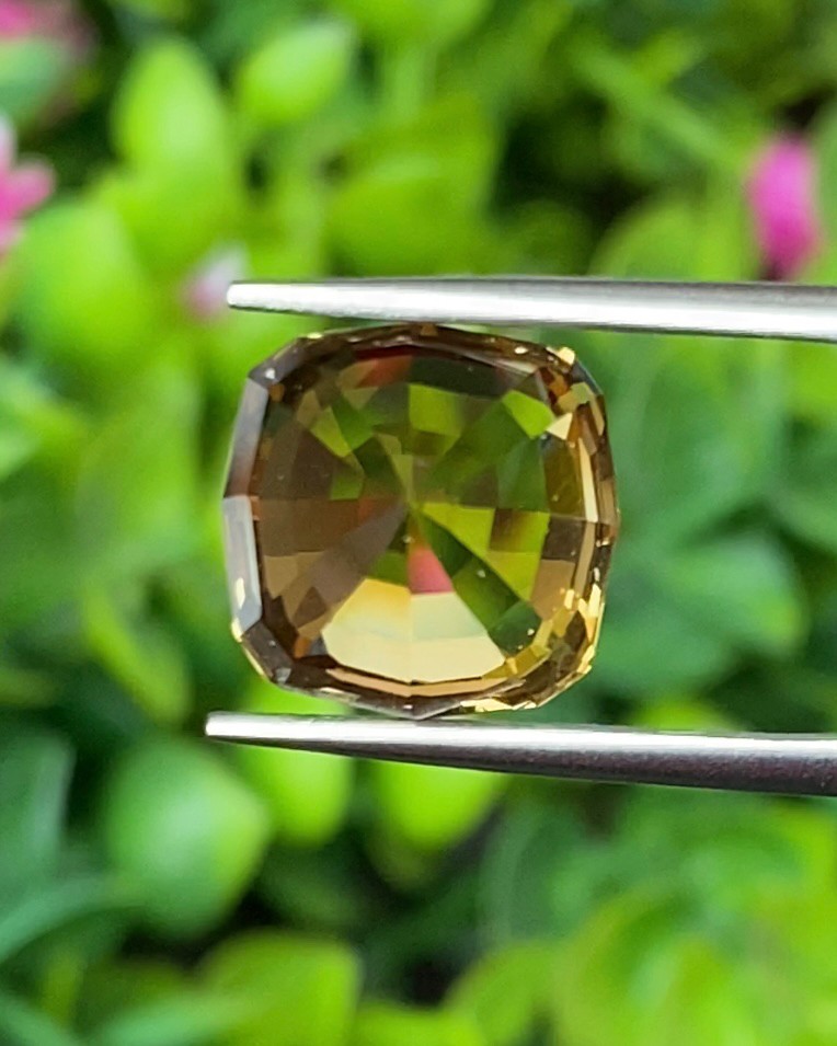 พลอย ซิทริน Citrine 7.25 กะรัต (Cts.) พลอยแท้ อัญมณีมงคลประจําวันเกิด เครื่องประดับพลอย
