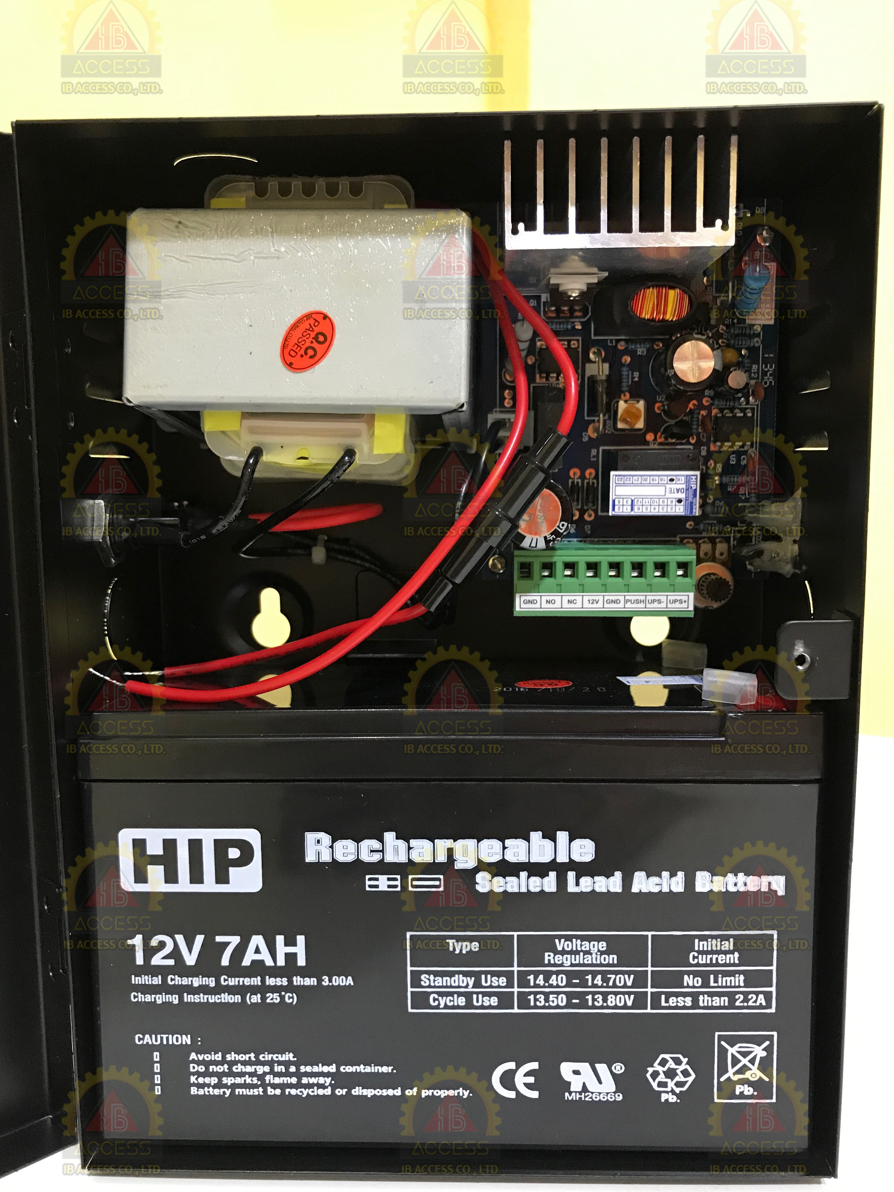 Power Supply 12Vdc 3A. ยี่ห้อ HIP รุ่น 902-3C