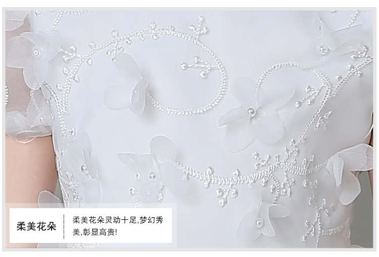 Pre-order ชุดราตรีเด็ก ชุดออกงาน ชุดกระโปรง สไตล์เจ้าหญิง แขนสั้น คอวี ผ้าลูกไม้ช่วงอก กระโปรงผ้าแก้ว เป็นชั้น ๆ มีซิปหลัง