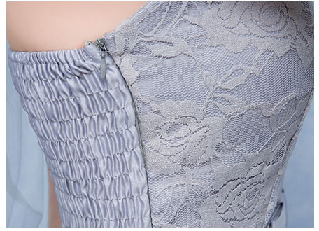 Pre-order ชุดเพื่อนเจ้าสาว สีชมพู กระโปรงตาข่าย สม๊อกหลัง