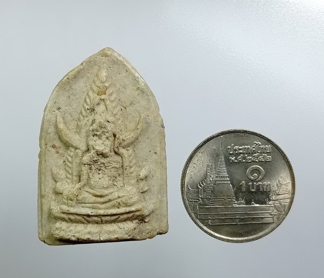 ผ3473 พระพุทธชินราช เนื้อผง ไม่ทราบที่