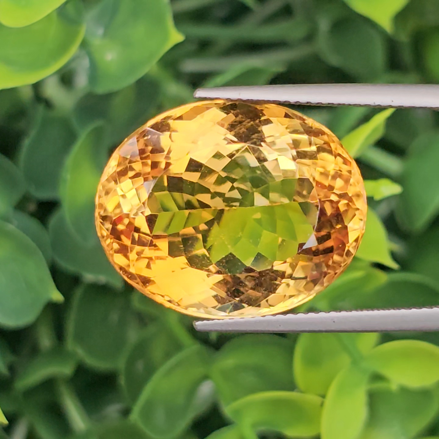 พลอย ซิทริน Citrine 32.66 กะรัต (Cts.) พลอยแท้ อัญมณีมงคลประจําวันเกิด เครื่องประดับพลอย