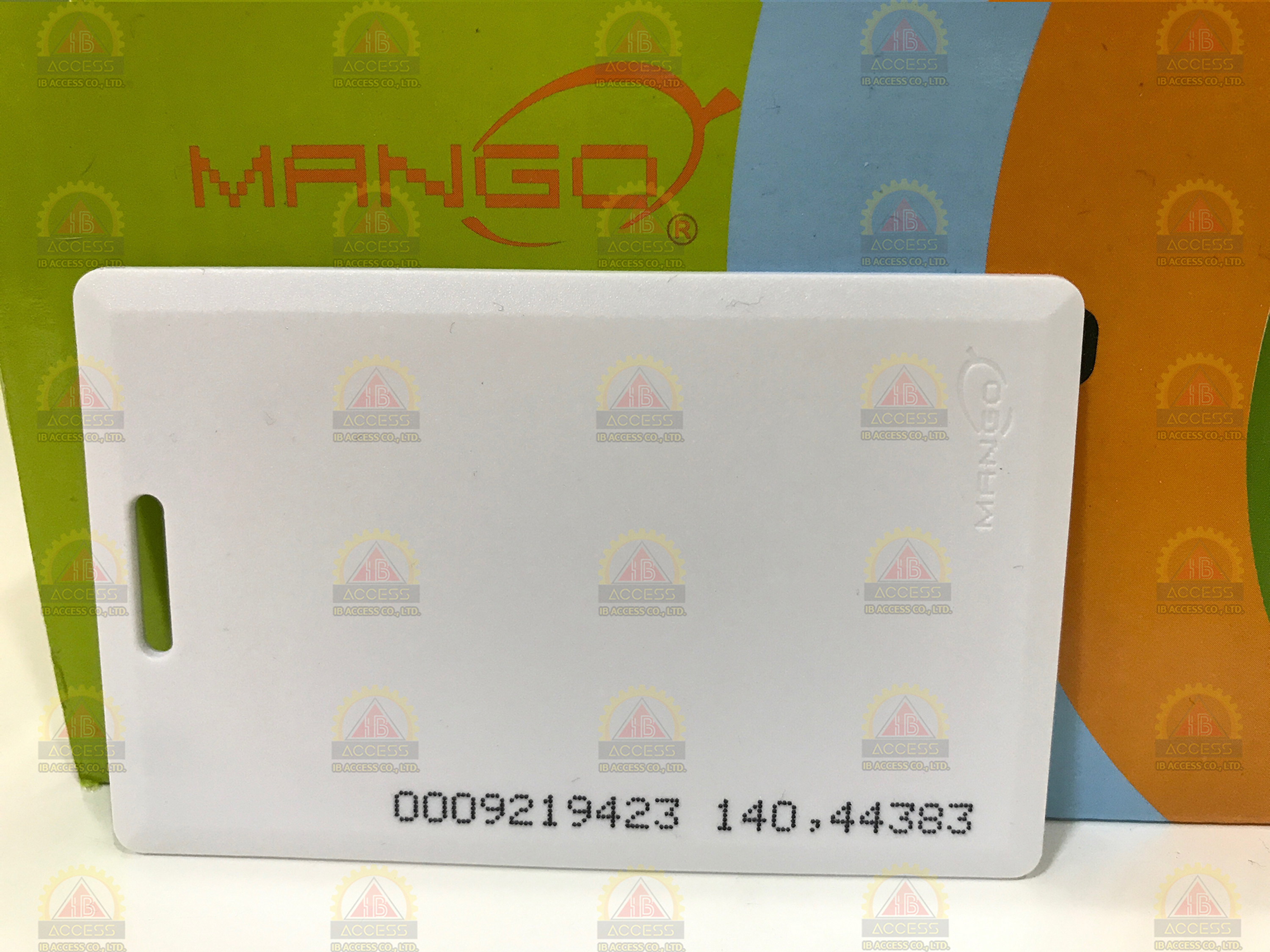 บัตรคีย์การ์ด Proximity Card แบบหนา 1.8 mm. ยี่ห้อ Mango (ไม่เรียงเลข) ไม่มีขั้นต่ำ