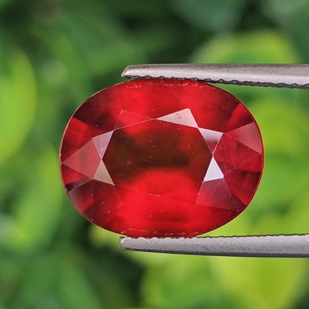 พลอย เฮลโซไนท์ การ์เน็ท Hessonite Garnet 6.25 กะรัต (Cts.) พลอยแท้อัญมณีมงคล ประจําวันเกิด เครื่องประดับพลอย