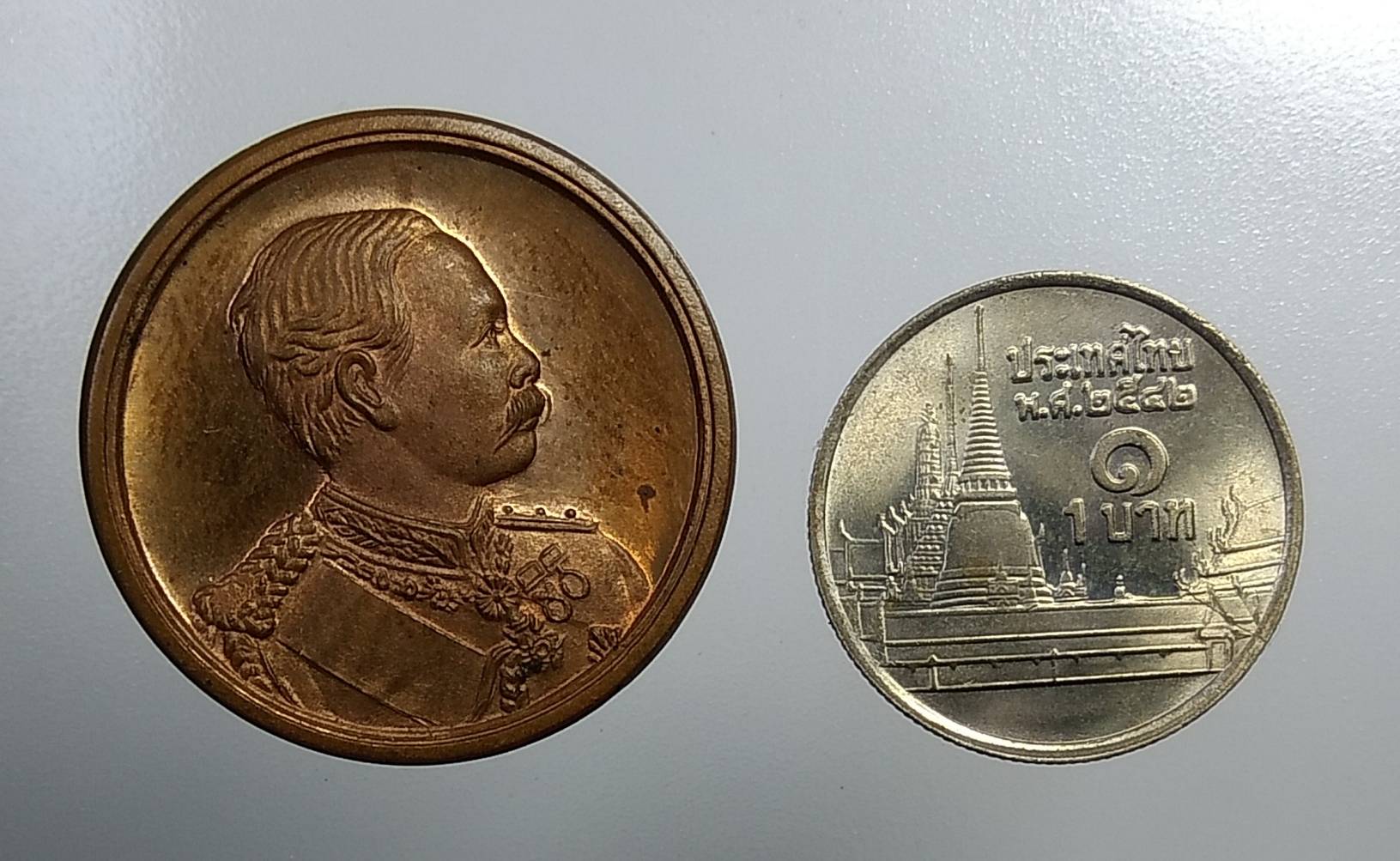 A1164 เหรียญ ร.5 วัดเลา บางขุนเทียน ปี2536