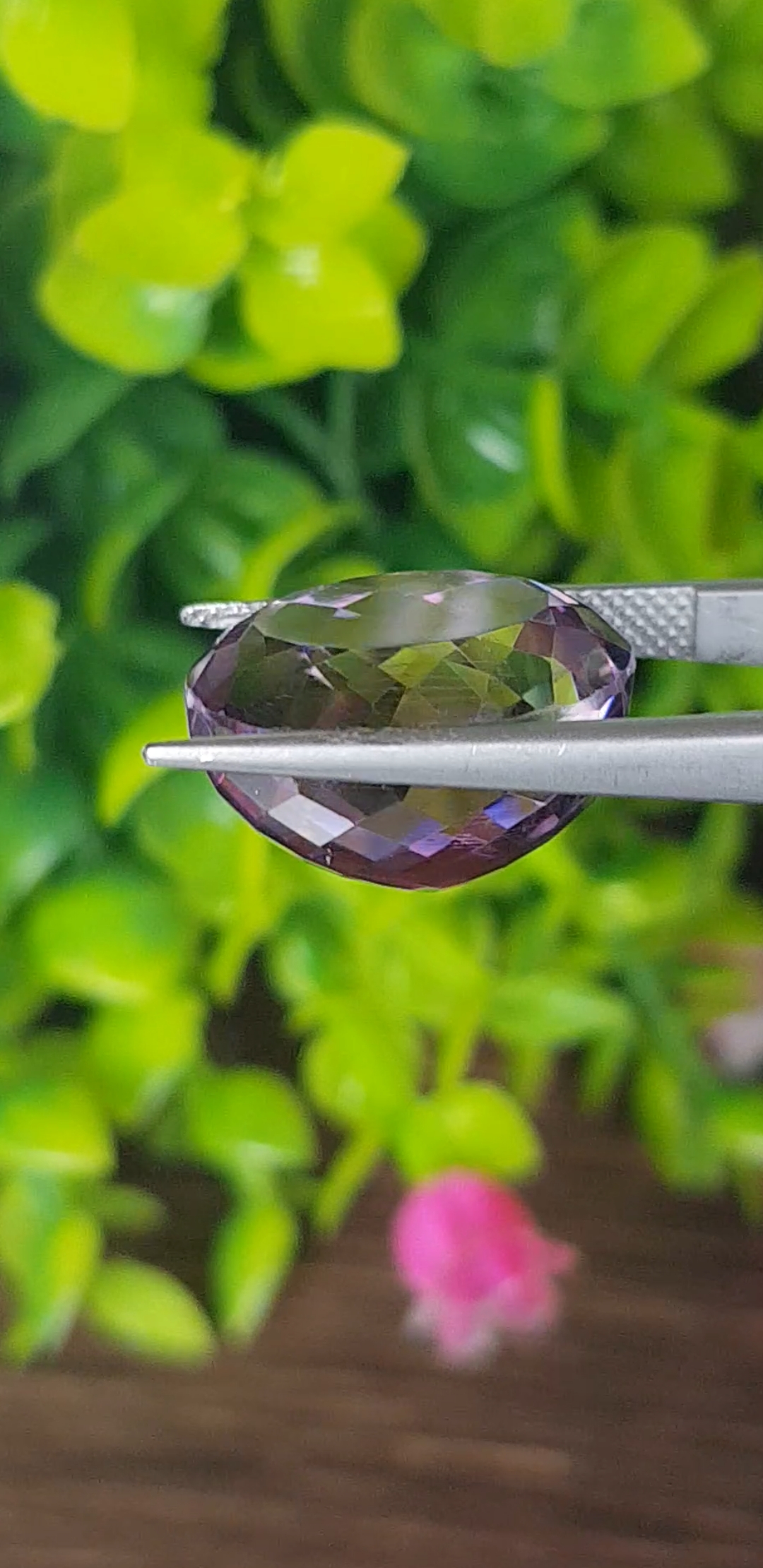 พลอย อเมทิส Amethyst 15.57 กะรัต (Cts.) พลอยแท้ อัญมณีมงคลประจําวันเกิด เครื่องประดับพลอย