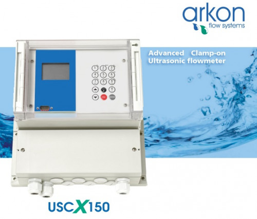 มาตรวัดอัตราการไหลแบบอุลตร้าโซนิค USCX150 Stationary Ultrasonic Flowmeter