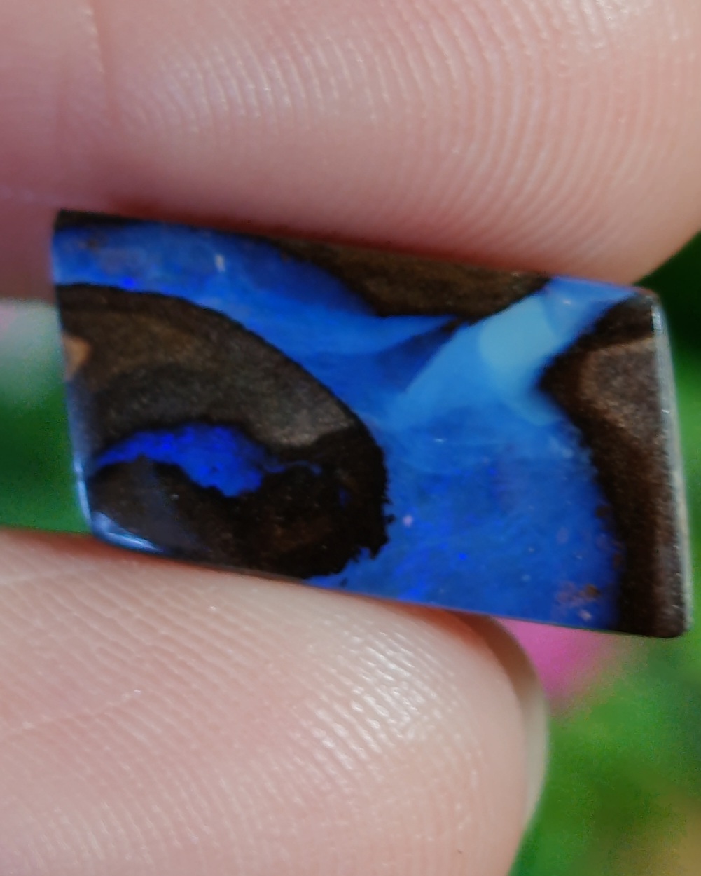 พลอย โบลเดอร์ โอปอล ออสเตรเลีย Australian Boulder Opal 7.00 กะรัต (Cts.) พลอยแท้ อัญมณีมงคลประจําวันเกิด เครื่องประดับพลอย