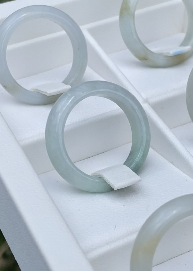 แหวนหยก (jadeite) Size 60 หยก พม่า แท้ (Myanmar Jade) Type A