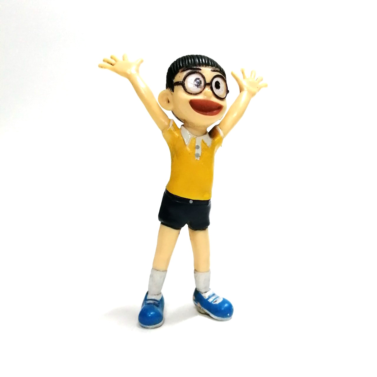 ฟิกเกอร์ยางตัน ท๊อปเปอร์EGV 3.5 -4 นิ้ว โนบิตะ จาก doraemon stand by meไม่มีฝาและแก้วน้ำ ***มีเฉพาะฟิกเกอร์เดือยหักไม่มีฐานตัวเปลือย มีตำหนิตามภาพ