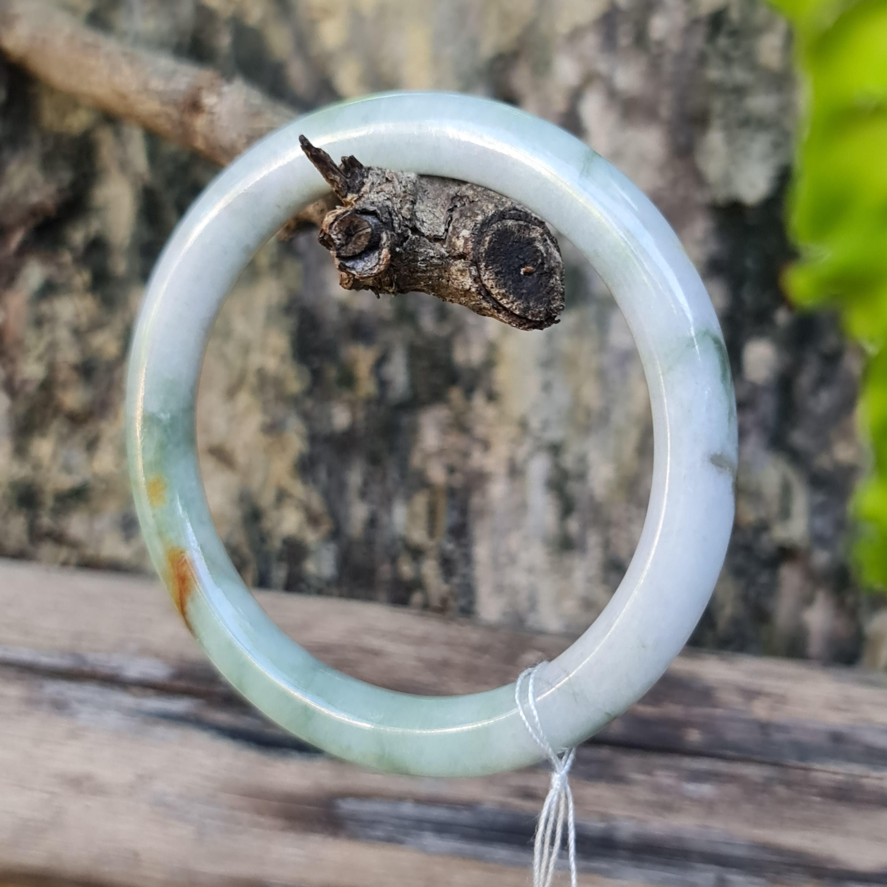 JB6711065 หยก พม่า แท้ Jade กำไลหยก 51.1 มม. (Jadeite bracelet) พม่า (Myanmar)