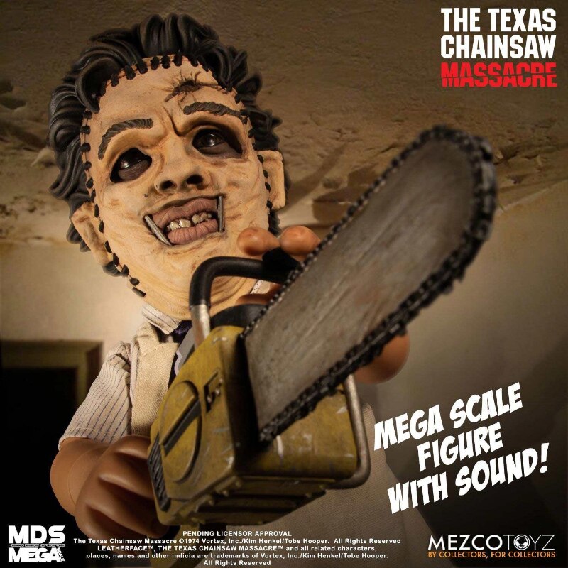 The Texas Chainsaw Massacre 15-Inch Leatherface Doll with Sound