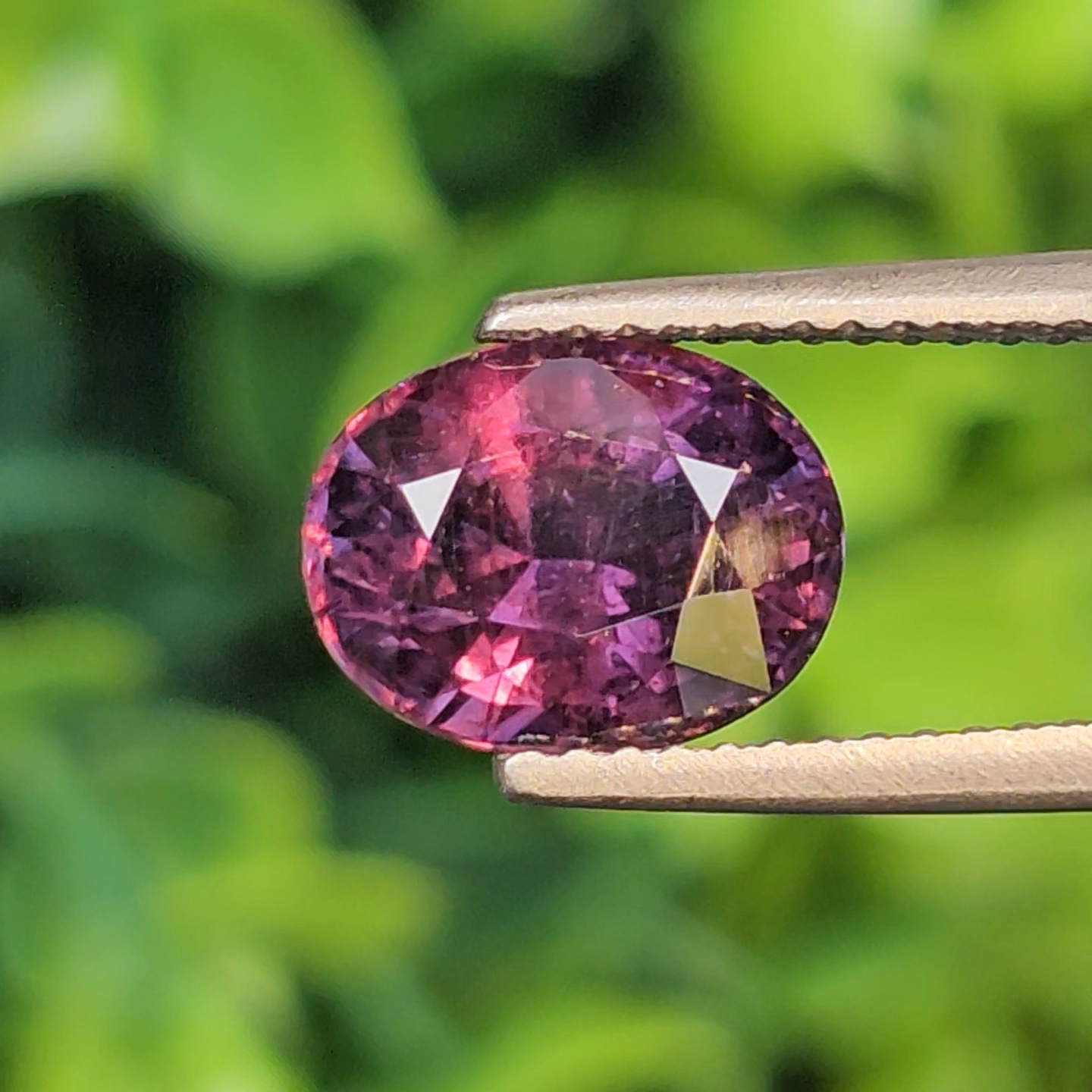 พลอย คัลเลอร์เชนจ์ แซฟไฟร์ Color Change Sapphire 3.40 กะรัต (Cts.) พลอยแท้ อัญมณีมงคลประจําวันเกิด เครื่องประดับพลอย