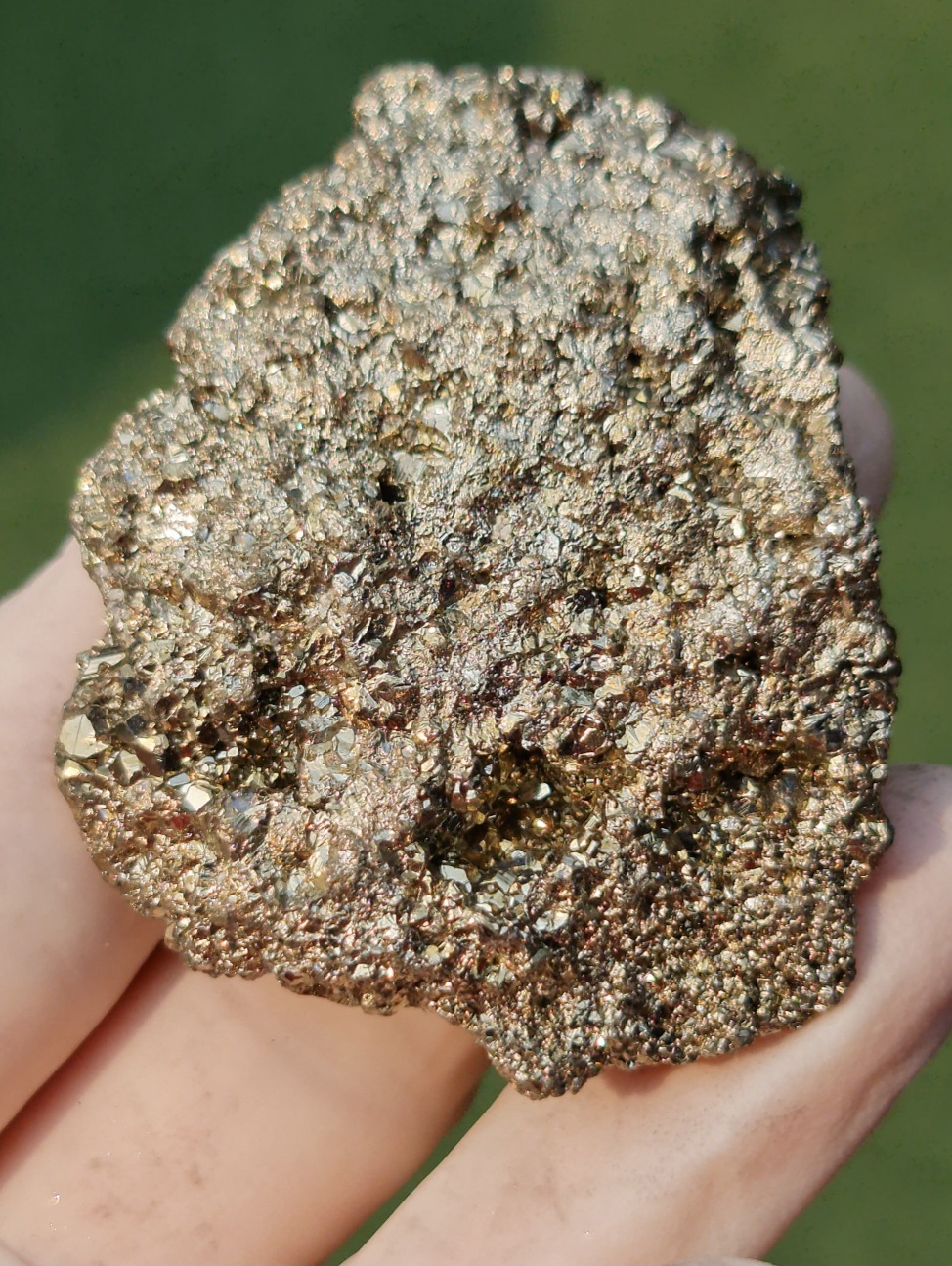 ก้อนผลึก ไพไรท์ Raw Rough Pyrite 94.0 กรัม (Grams) พลอยแท้ อัญมณีมงคลประจําวันเกิด เครื่องประดับพลอย