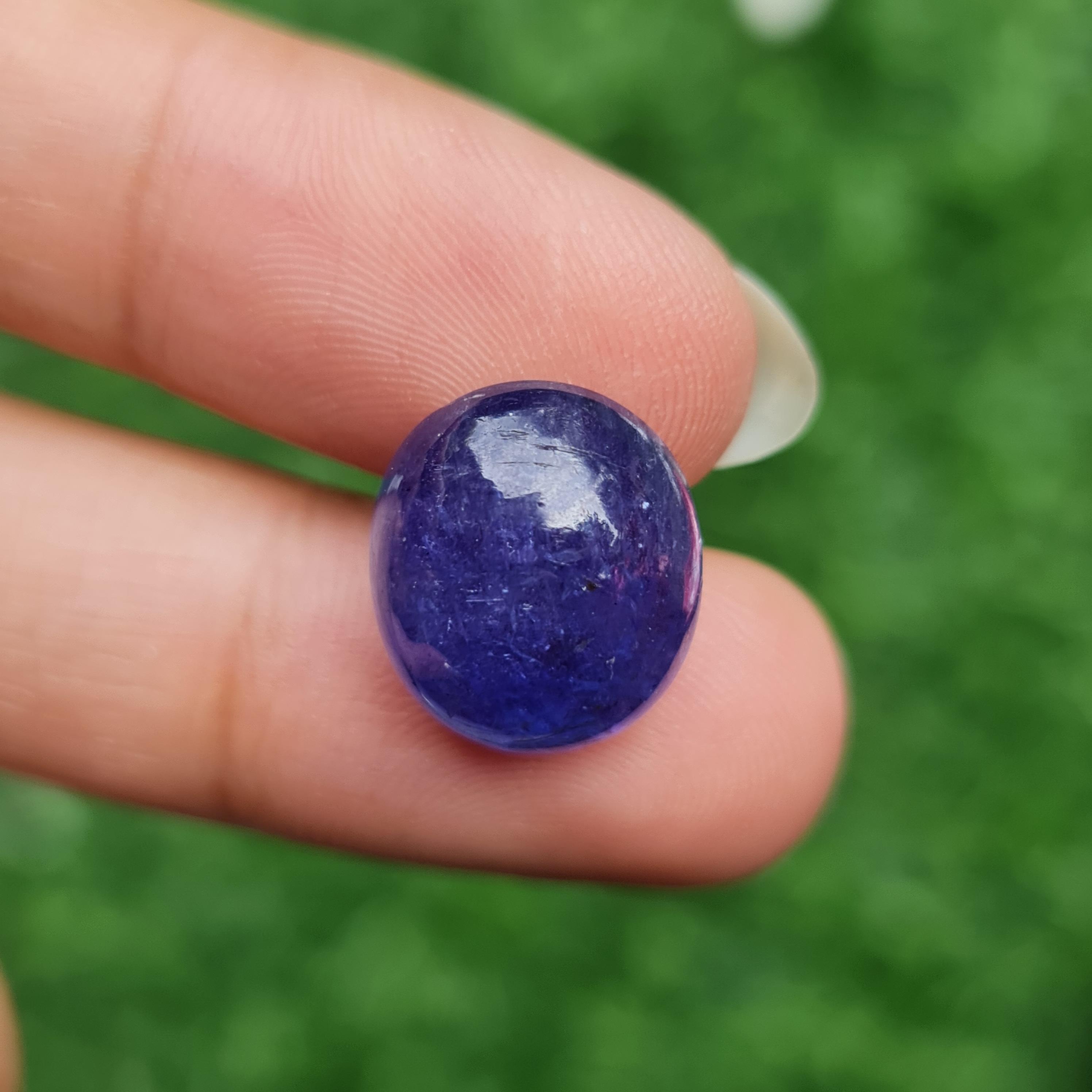 พลอย แทนซาไนท์ Tanzanite 15.79 กะรัต (Cts.) พลอยแท้ อัญมณีมงคลประจําวันเกิด เครื่องประดับพลอย