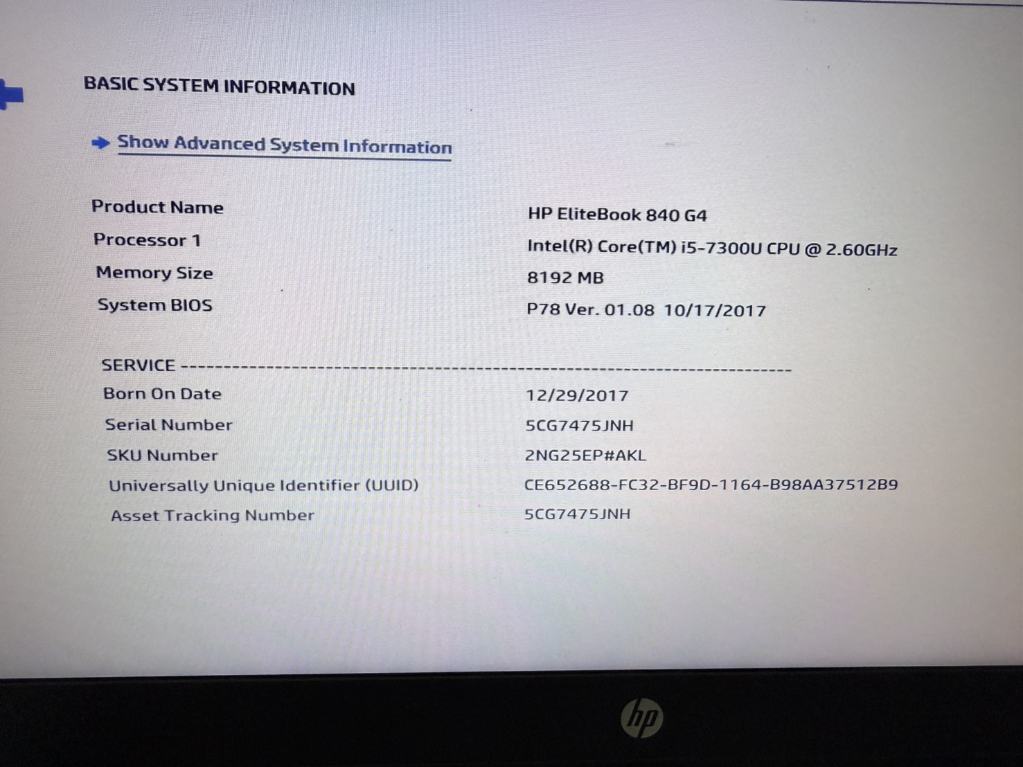 Notebook HP EliteBook 840 G4 (i5-7300U/8GB/M.2 256GB) ไม่มี Adapter แบตเสื่อม จอ Bright ขอบยางเสื่อม ปุ่มหาย 1 ปุ่ม