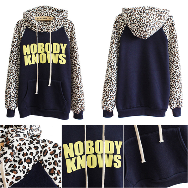 เสื้อสเวตเตอร์กันหนาว มีฮู้ดลายเสือ ซับผ้าสำลีอุ่น (12331H)