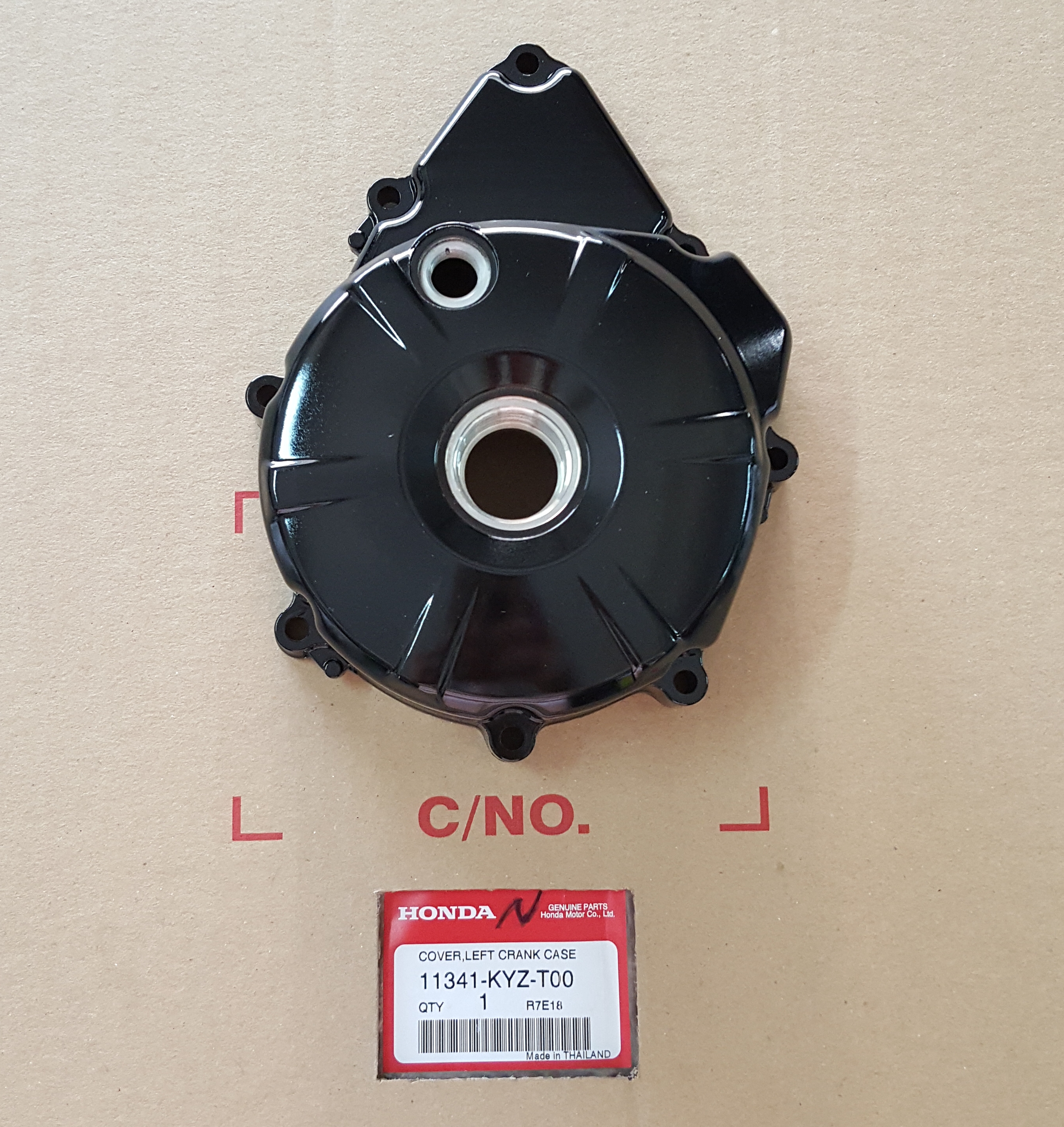 ฝาครอบเครื่องด้านซ้าย เวฟ125ไอ(ปี2012-22)ปลาวาฬ-LED
