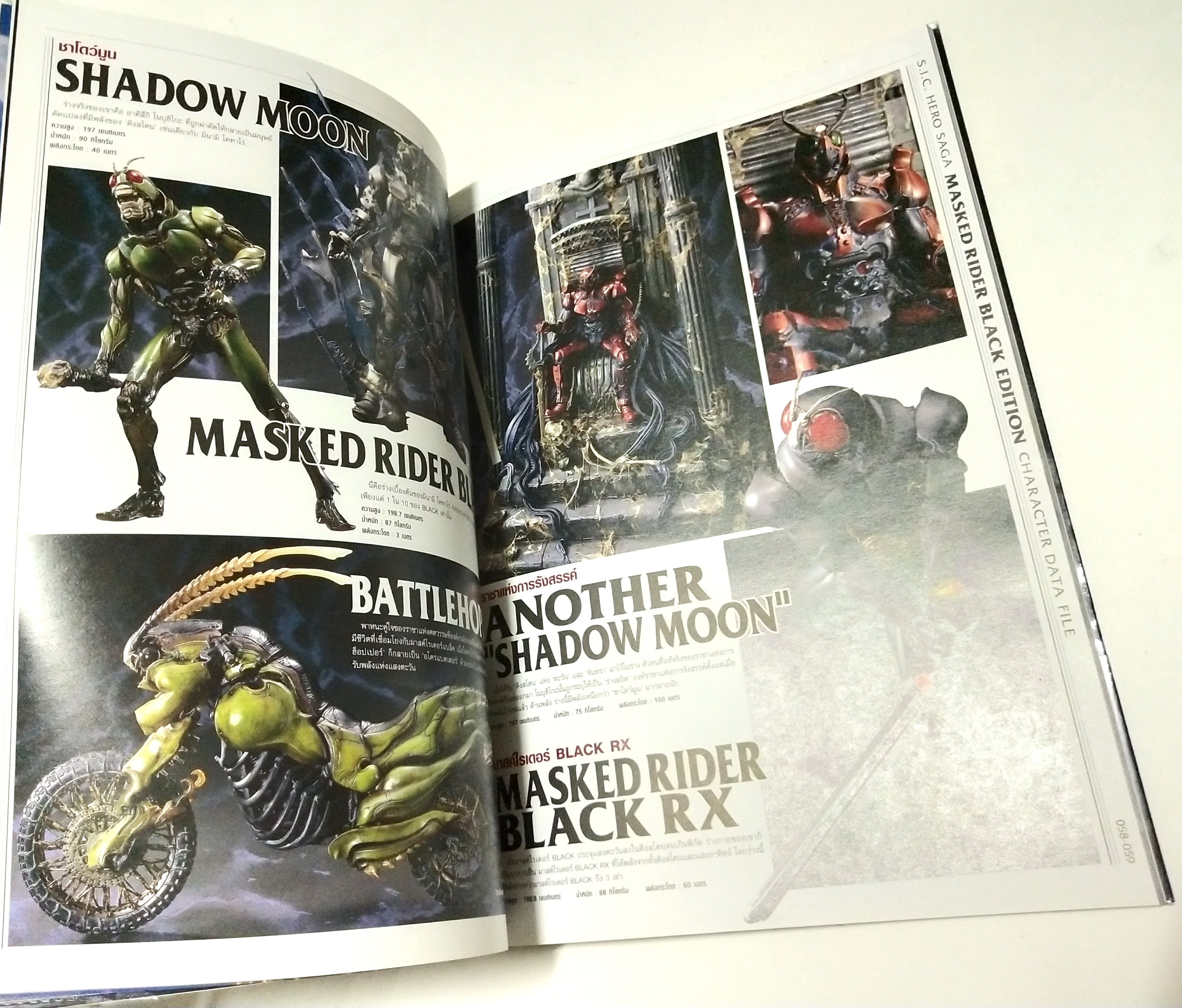 S.I.C HERO SAGA Vol.1 ,ORIGINAL AUTHOR :Shotaro ISHInoMORI STORY WRITER :Masato HAYASE เรื่องราวกาคเสริมของ "มาสค์ไรเดอร์" "V3" "อเมซอน" "BLACK RX" "ZO" "J" และ "คูก้า" ที่ถูกแต่งขึ้นเพ