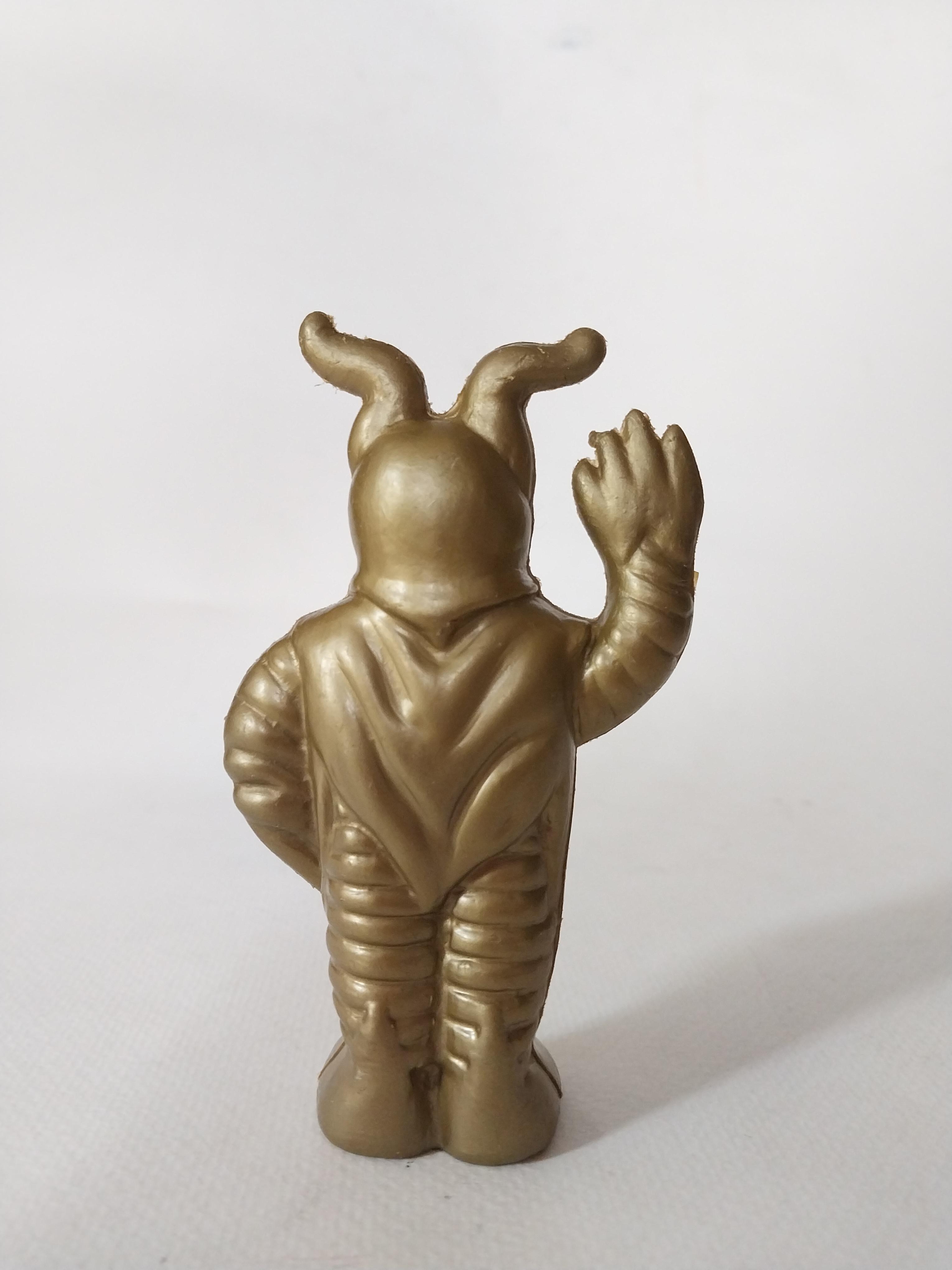 มีหลายภาพ ,สัตว์ประหลาดเซ็ทต้อน พลาสติกโปร่ง งานเรทโทร หายาก ไม่พบบ่อย