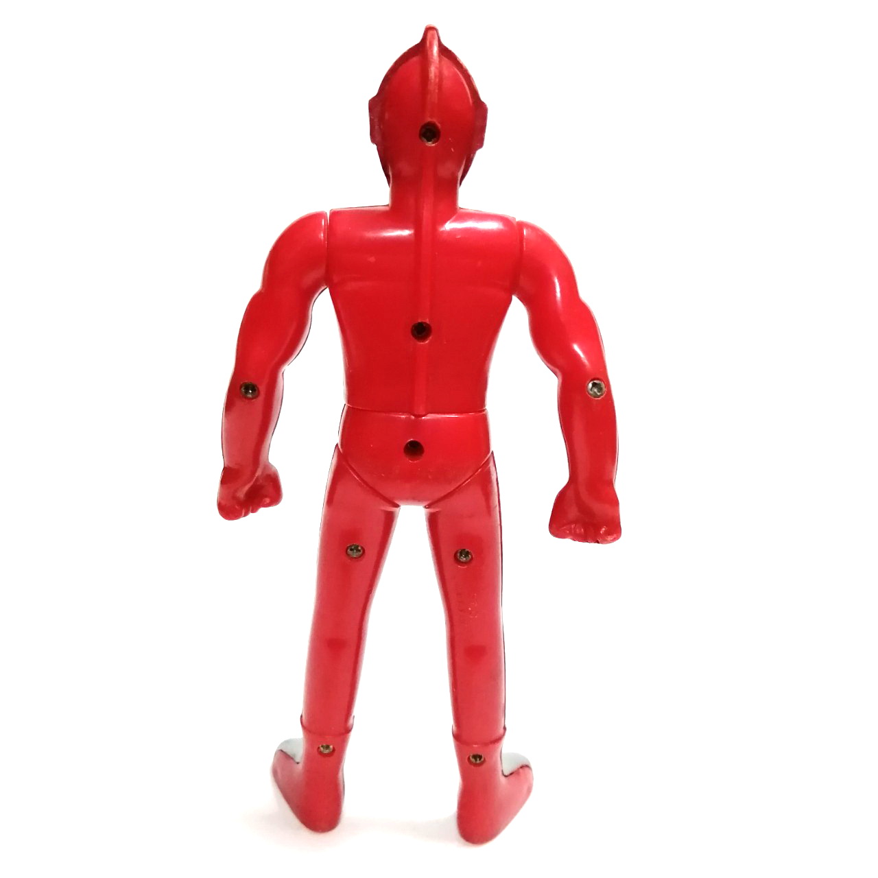 ฟิกเกอร์ พลาสติก งานไทยเอเพ๊กซ์ทอยส์ Ultraman,ApexT อุลตร้าแมน ลงสีด้านเดียวมีข้อต่อขยับ มีรอยตามรูป ค่อนข้างหายากไม่พบบ่อย