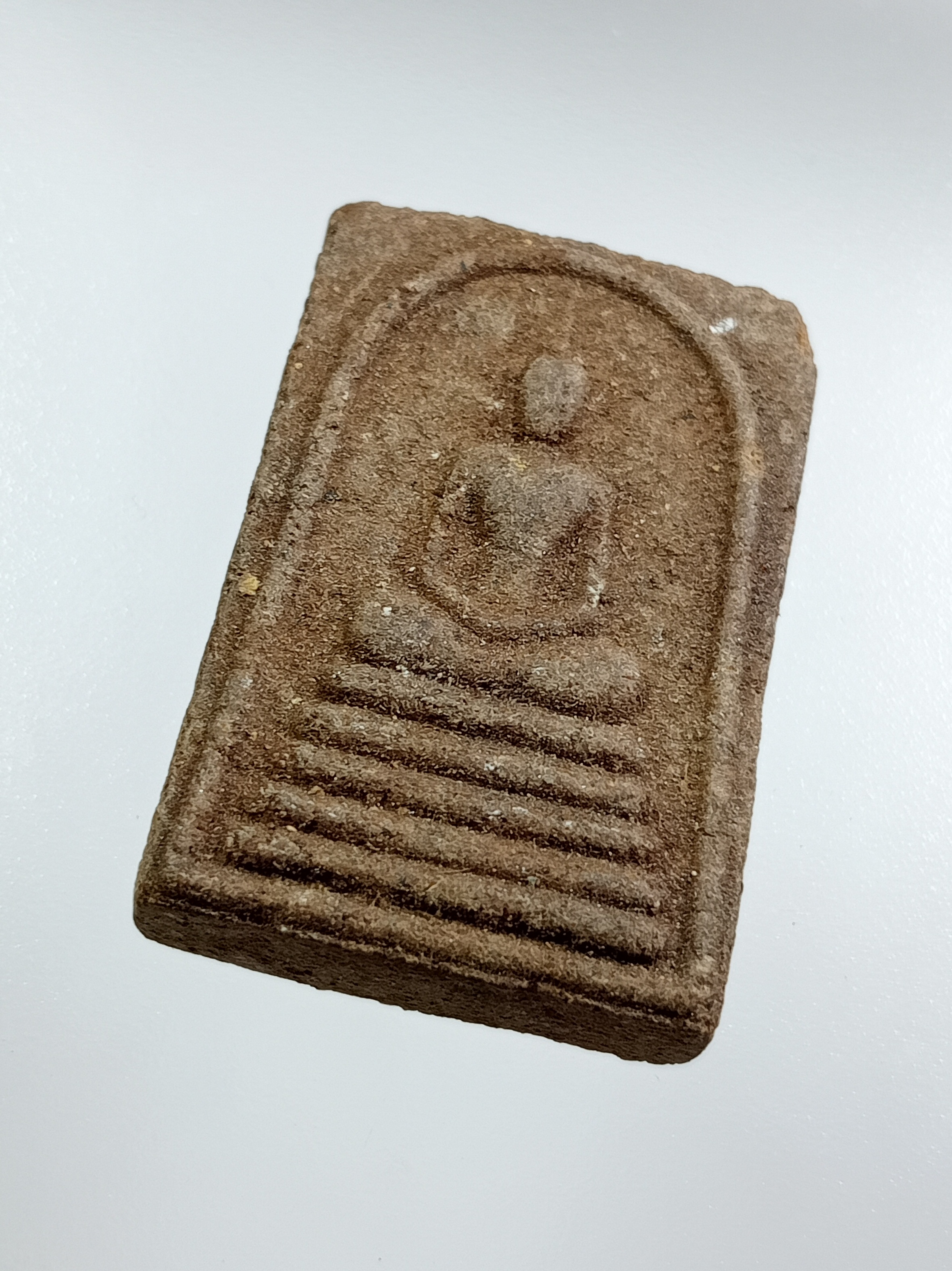 ผ3544 พระสมเด็จ เนื้อว่าน หลังยันต์ ไม่ทราบที่