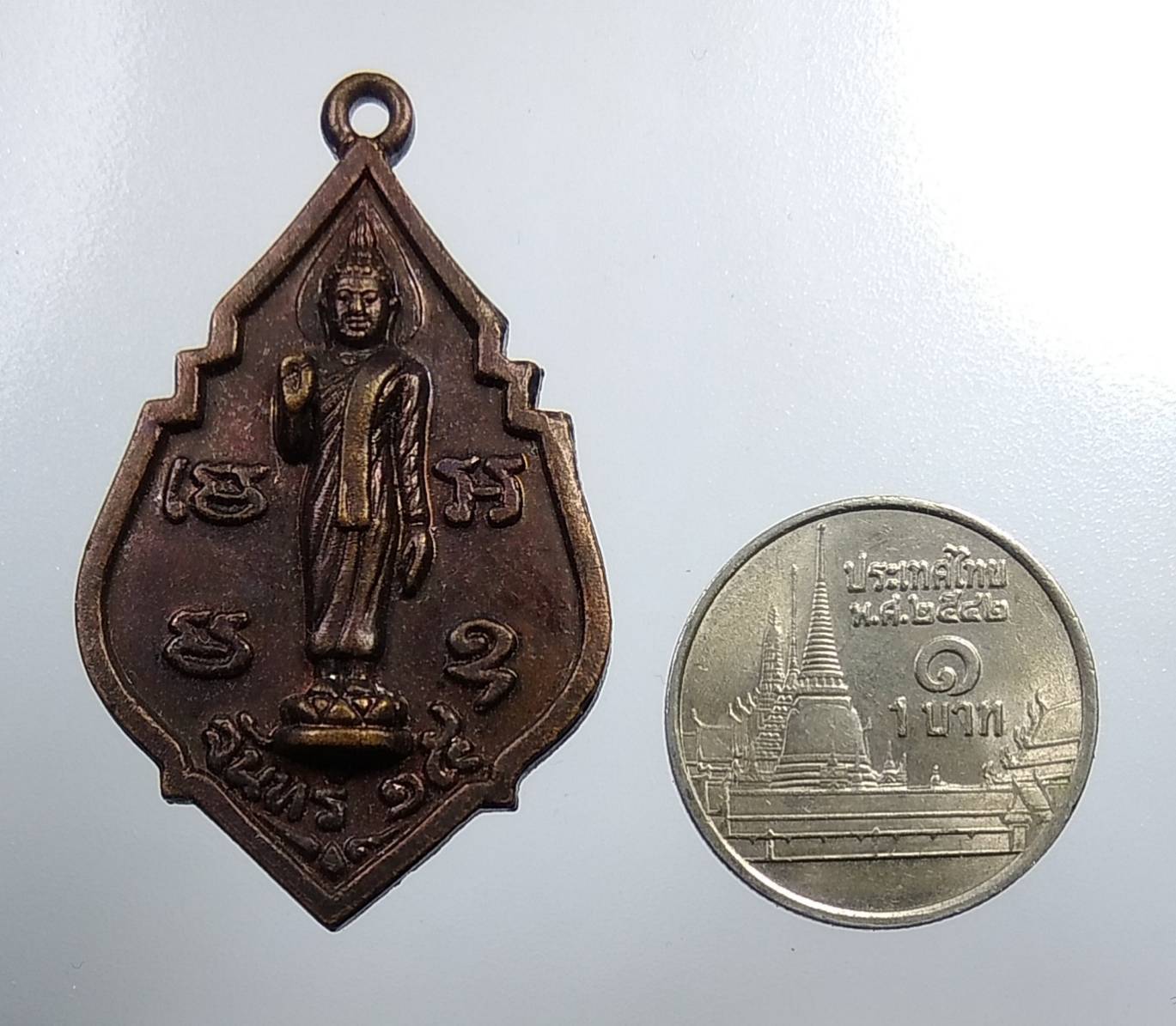 A1960 เหรียญพระจันทร์เทวา วัดท่ากระบือ จ.สมุทรสาคร ปี2548