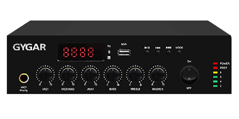 GYGAR AMP GA40D มินิแอมป์ 40W 100V/ 70V และ 4,8,16 โอห์ม