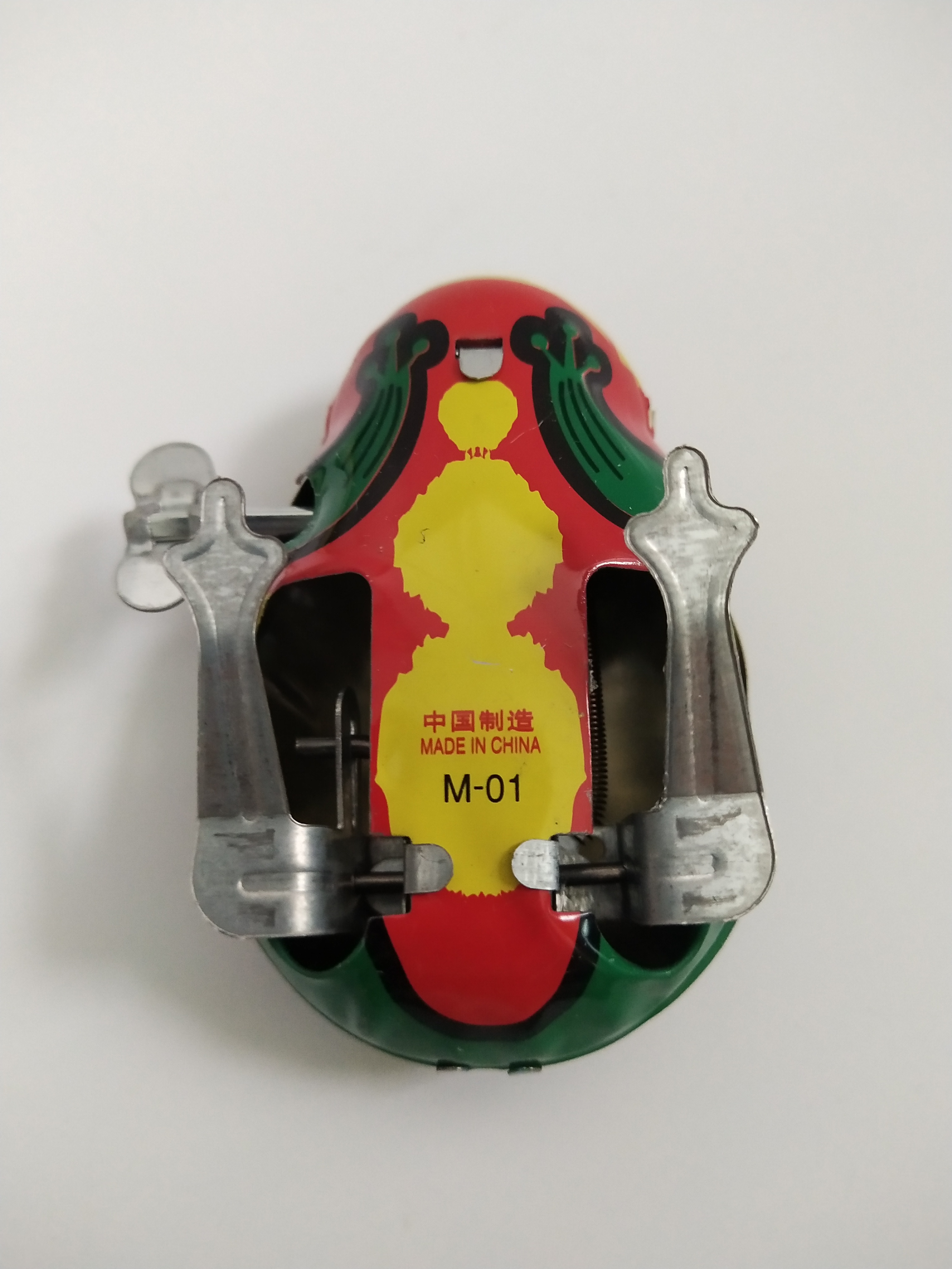 ของเล่นสังกะสี มีหลายภาพ กบสังกะสีไขลาน รุ่นผลิตออกมาใหม่ หรือ RE Product ขนาดตามภาพ