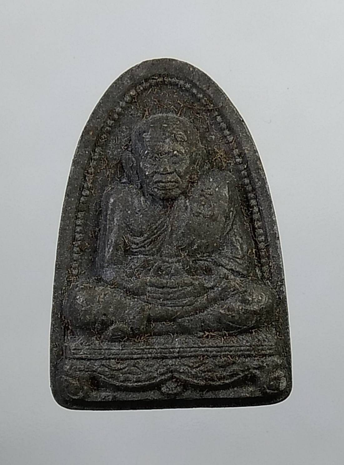 ผ628 หลวงปู่ทวด อาจารย์นอง วัดทรายขาว จ.ปัตตานี ปี2535 หลังลายเซ็นต์