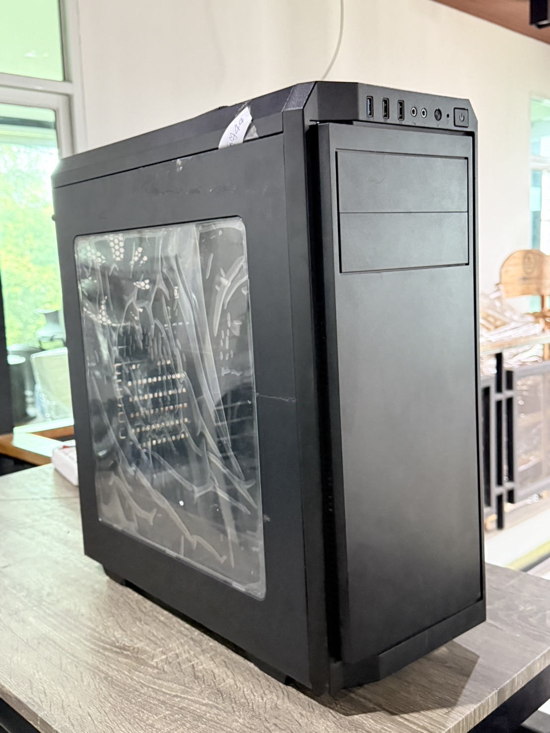 PC ประกอบ Thermaltake V100(i3-9100/16GB/SSD 512GB/VGA Nvidia210 1GB) ช่อง VGA เสีย