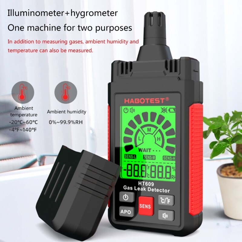 เครื่องตรวจจับแก๊สรั่ว Gas Leakage Detector HABOTEST รุ่น HT609