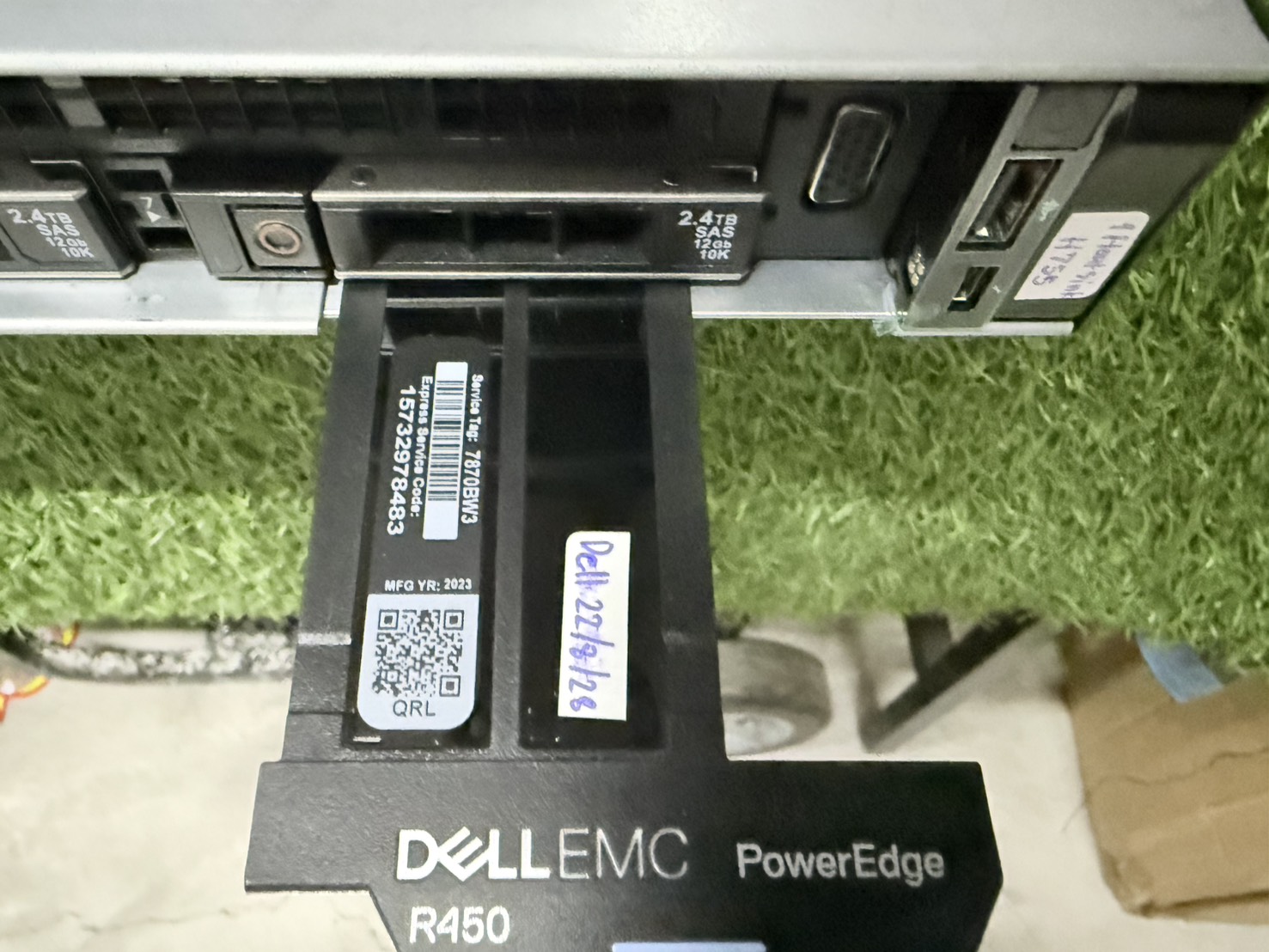 Server Dell PowerEdge R450(Silver 4314/16GB*2/HDD 2.4TB*8)+Power 800W*2 + Raid H755