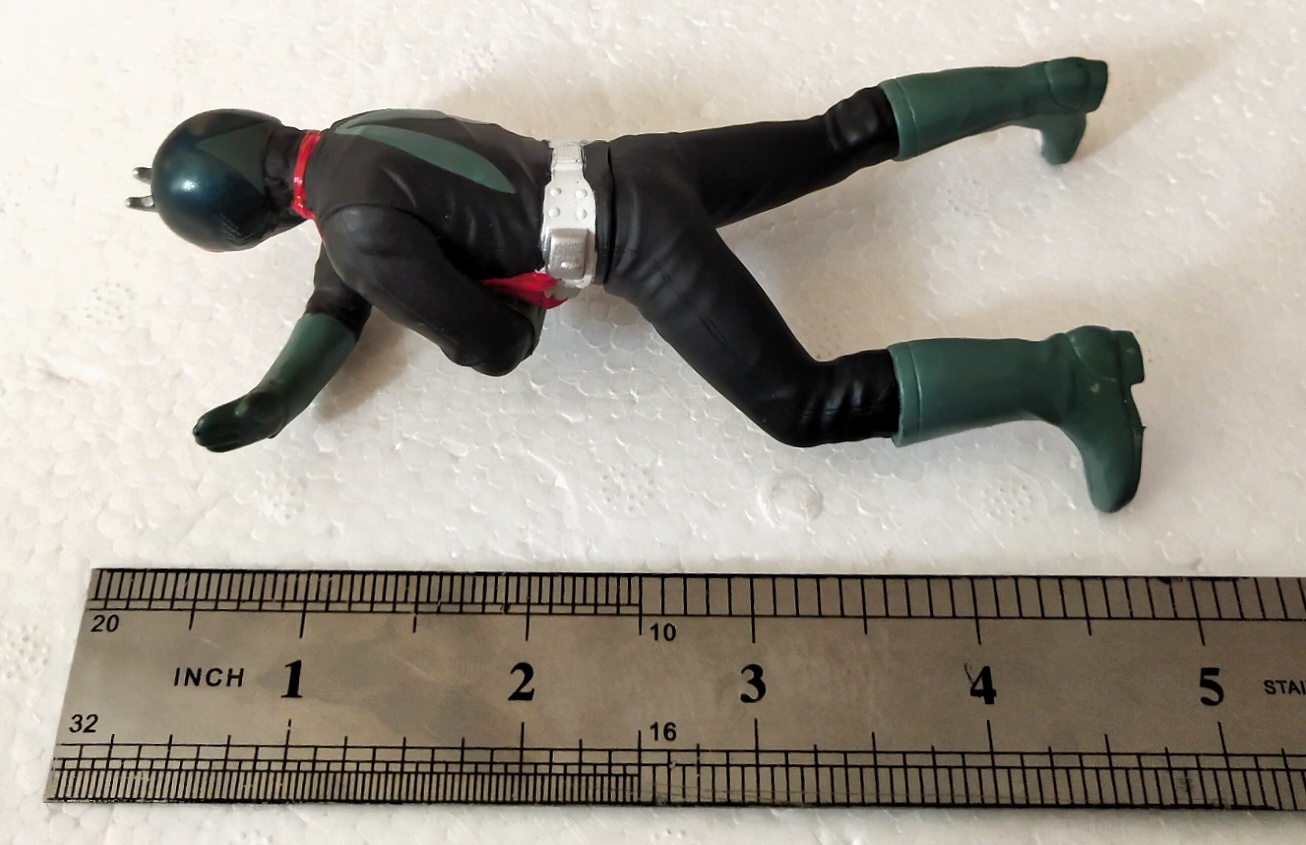 ของเล่น ของสะสม ซอฟ 5 นิ้ว ไรเดอร์ 1 ตาชมพู งานเก่า หายาก