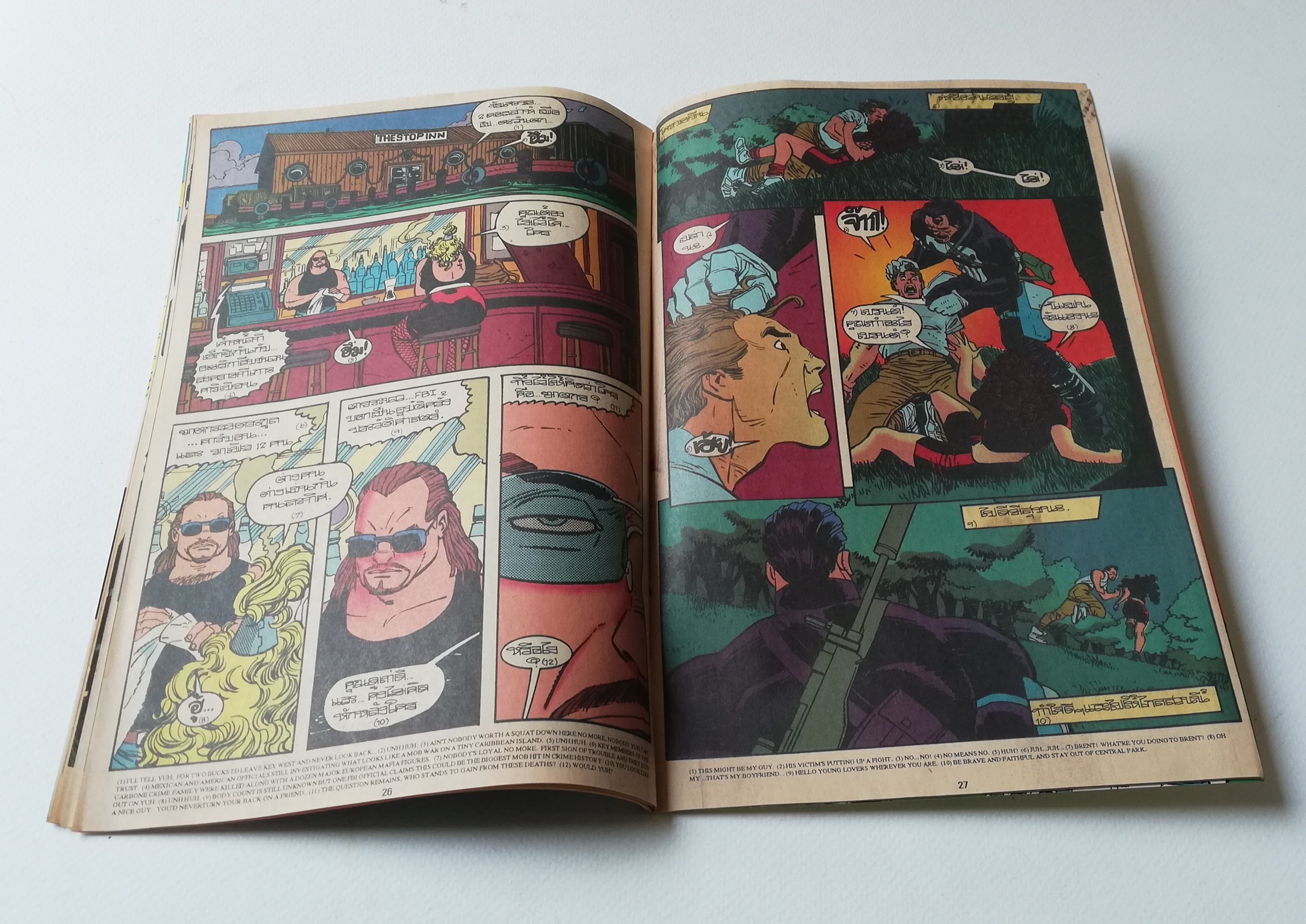 มีหลายภาพ,นิตยสารแนวการ์ตูนเก่า Marvel comics, พันนิชเชอร์ The Punnisher ฉบับที่2 THE PUNISHER WAR ZONE