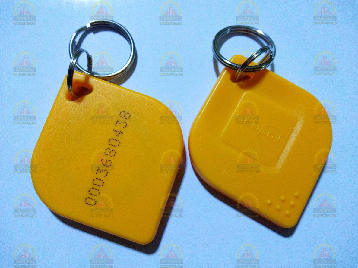 พวงกุญแจคีย์การ์ด Keytag ใบไม้ ID 125KHz. ยี่ห้อ Mango