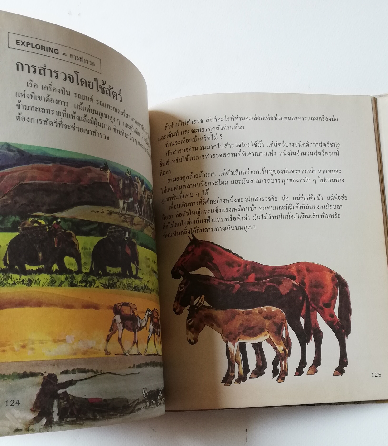 มีหลายภาพ หนังสือภาพการ์ตูนเก่า ปกแข็ง เล่มหนา จาก บริทานิกา เรื่อง สารานุกรมสำหรับเด็ก เล่มที่ 5