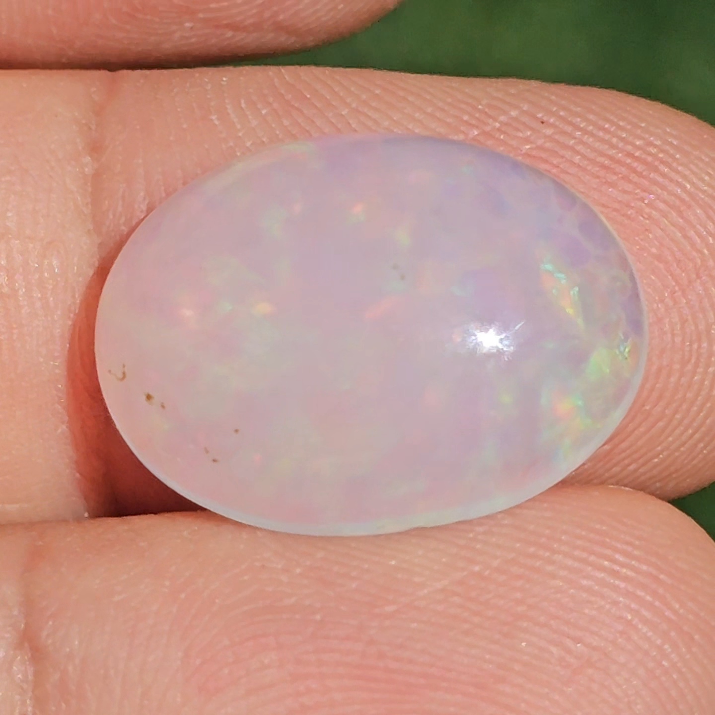 พลอย ไวท์ โอปอล White Opa 7.94 กะรัต (Cts.) พลอยแท้ อัญมณีมงคลประจําวันเกิด เครื่องประดับพลอย