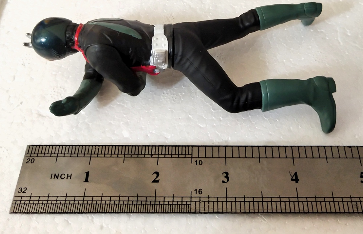 ของเล่น ของสะสม ซอฟ 5 นิ้ว ไรเดอร์ 1 ตาชมพู งานเก่า หายาก