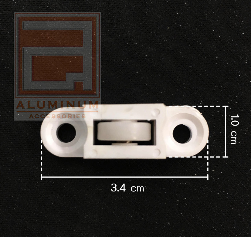 ล้อมุ้งพลาสติก สำหรับบานเลื่อน PVC