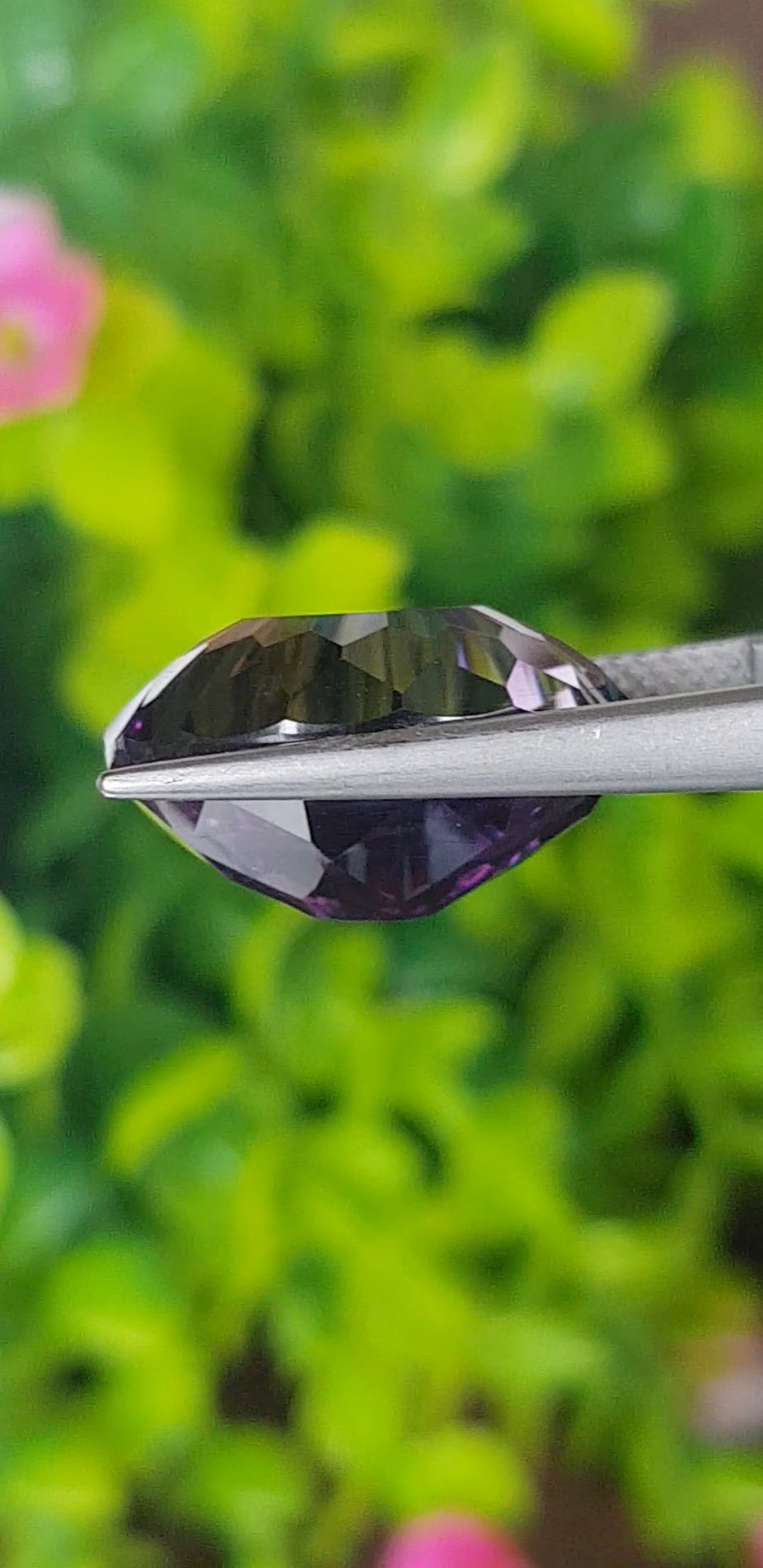 พลอย อเมทิส Amethyst 10.80 กะรัต (Cts.) พลอยแท้ อัญมณีมงคลประจําวันเกิด เครื่องประดับพลอย