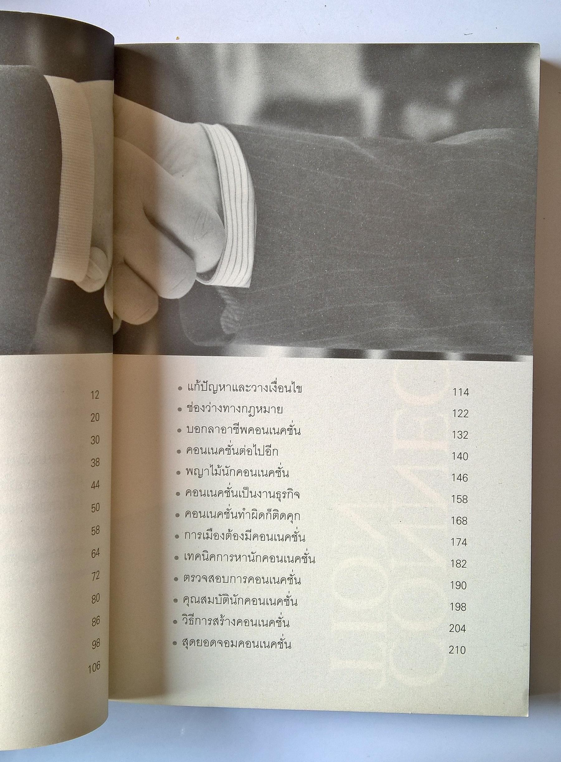 หนังสือแนวธุรกิจด้วยการสร้างคอนเนคชั่น"ฉลาดทำเงิน" สูตรสำเร็จคอนเนคชั่นสร้างเงินล้านโดยบุญชัยใจเย็น พิมพ์ครั้งแรก2558
