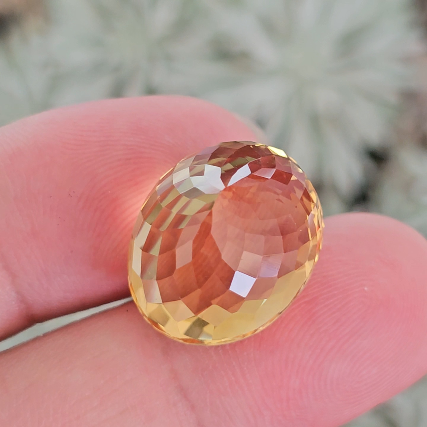 พลอย ซิทริน Citrine 25.92 กะรัต (Cts.) พลอยแท้ อัญมณีมงคลประจําวันเกิด เครื่องประดับพลอย