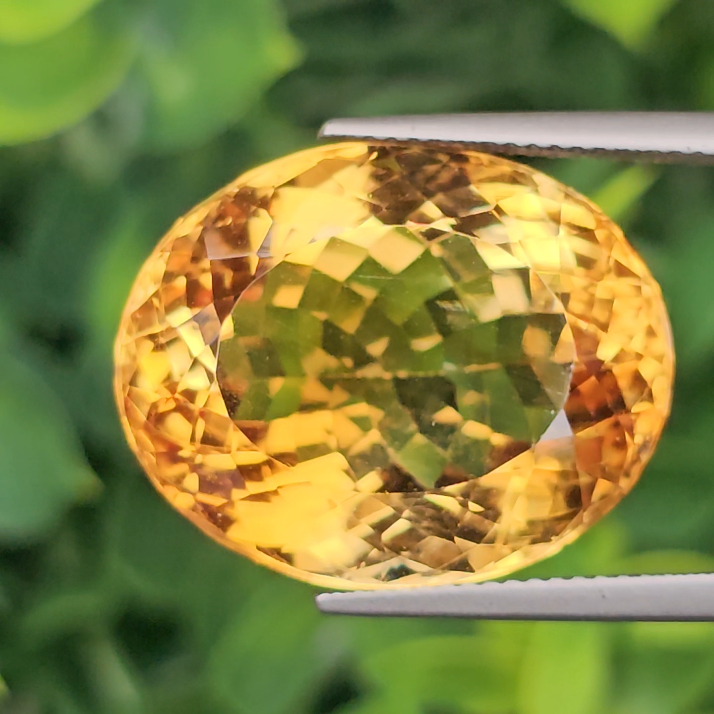 พลอย ซิทริน Citrine 32.66 กะรัต (Cts.) พลอยแท้ อัญมณีมงคลประจําวันเกิด เครื่องประดับพลอย