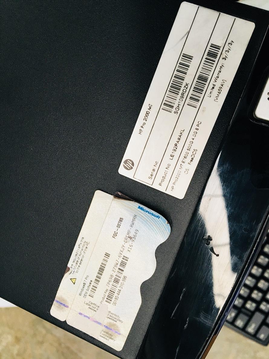 HP Pro 2000 MTHP Pro 2000 MT