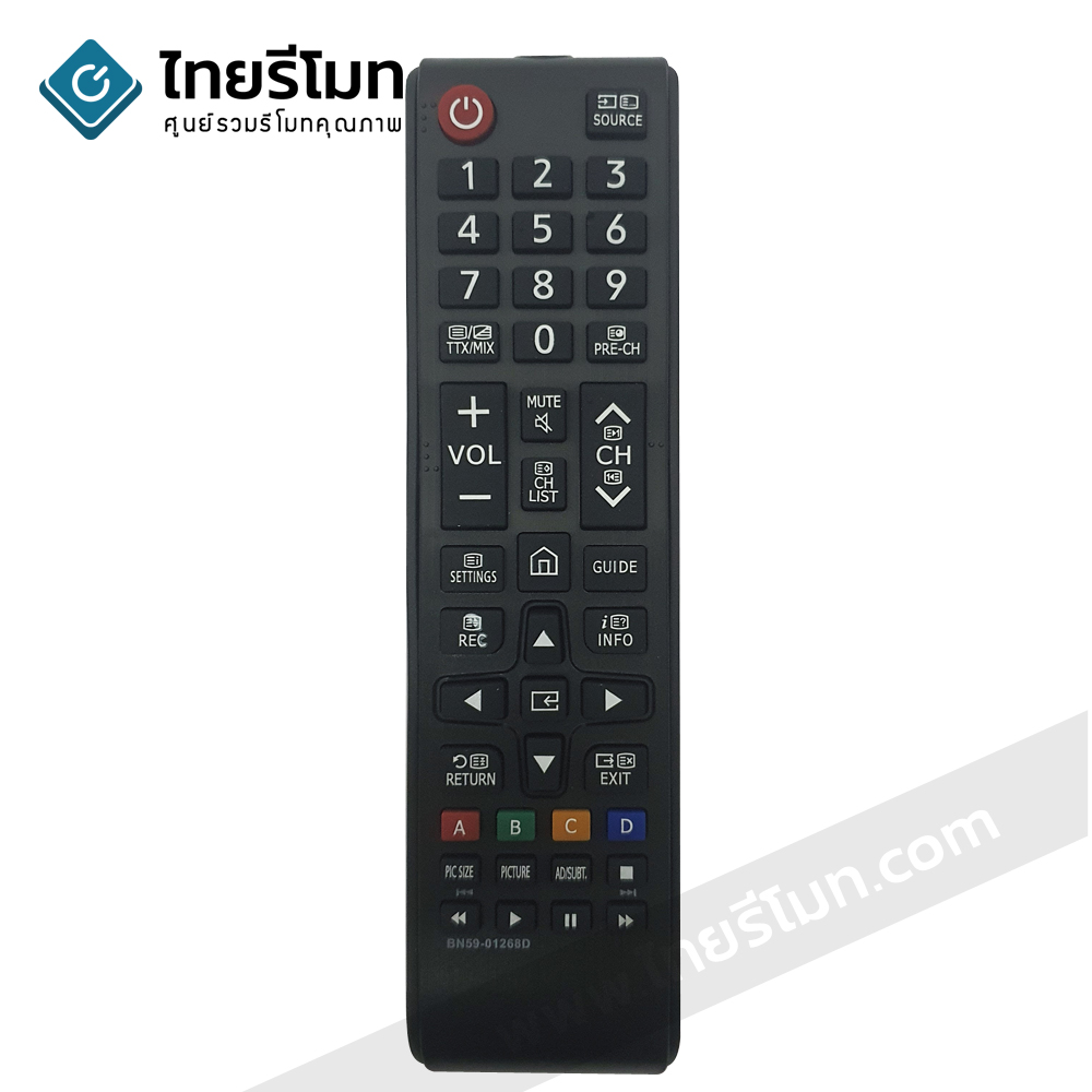 รีโมททีวี Samsung รุ่นBN59-01268D ปุ่มกลางHOME รุ่นใหม่ *กดอ่านรายละเอียดสินค้าก่อนสั่งซื้อ*