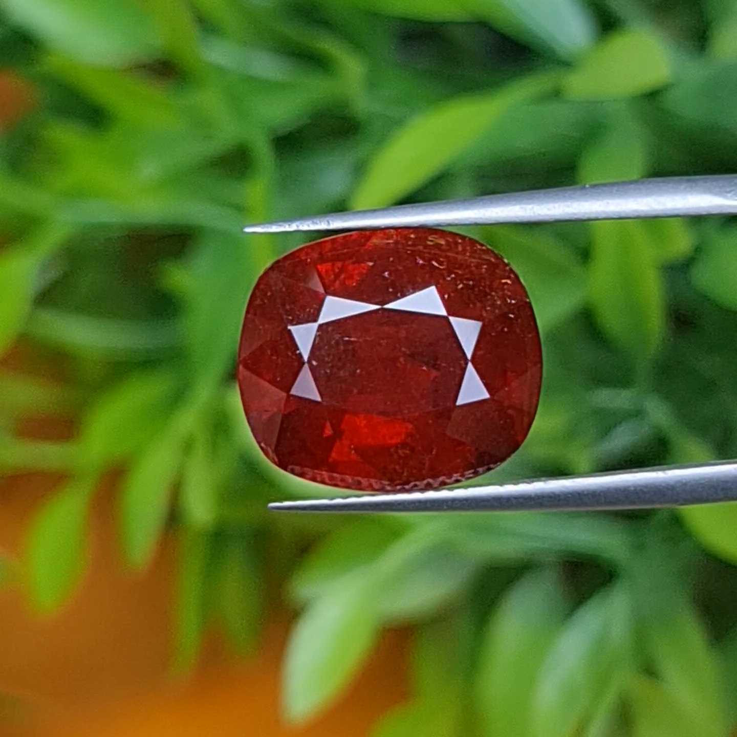พลอย สเปสซาร์ไทต์ Spessartite Garnet 13.15 กะรัต (Cts.) พลอยแท้ อัญมณีมงคลประจําวันเกิด เครื่องประดับพลอย