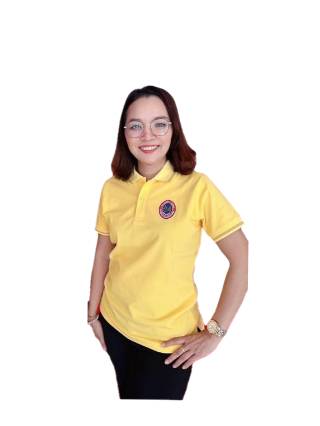 เสื้อโปโลสีเหลือง โลโก้สภาฯ - หญิง
